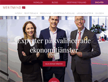 Tablet Screenshot of meritmind.se
